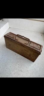 WW2 caisse MG Allemand camo sable desert, Collections, Enlèvement ou Envoi