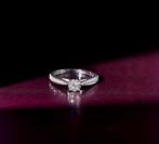 Solitaire Merveille, Handtassen en Accessoires, Ringen, Ophalen of Verzenden, Nieuw, Wit, Goud
