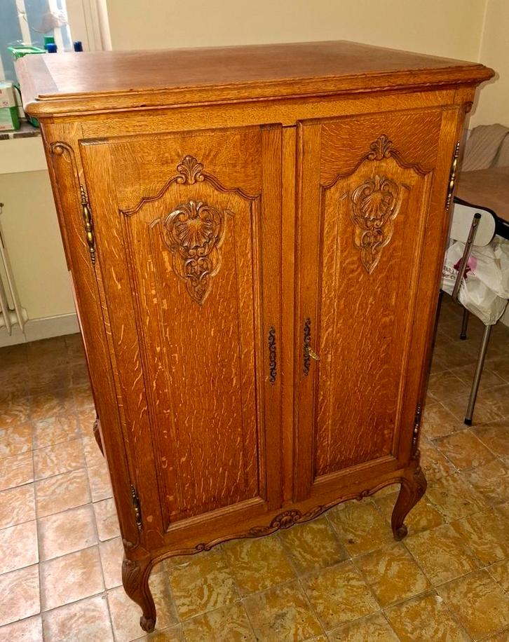 Eikenhouten meubels in Louis XV-stijl., Huis en Inrichting, Kasten | Overige, Zo goed als nieuw, Ophalen