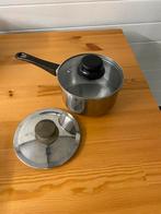 Steelpan met 2 deksels, Ophalen, Gebruikt, Pot, Bus of Blik, Keramische plaat