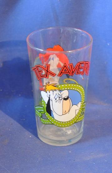 verre a eau amora tex avery droopy chasse aux papillons beschikbaar voor biedingen