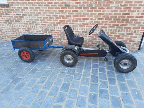 Berg Go-cart met 7 versnellingen en kipkar., Kinderen en Baby's, Speelgoed | Buiten | Skelters, Gebruikt, Berg, Met kar of aanhanger