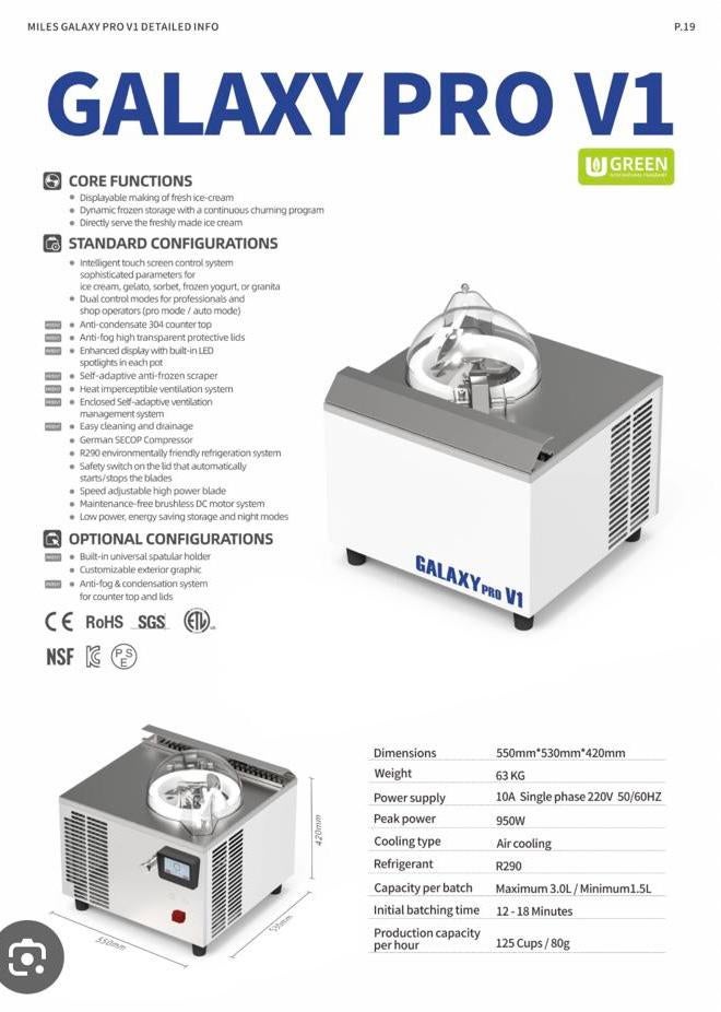 Professionele ijsmachine, Elektronische apparatuur, IJsmachines, Zo goed als nieuw, Ophalen