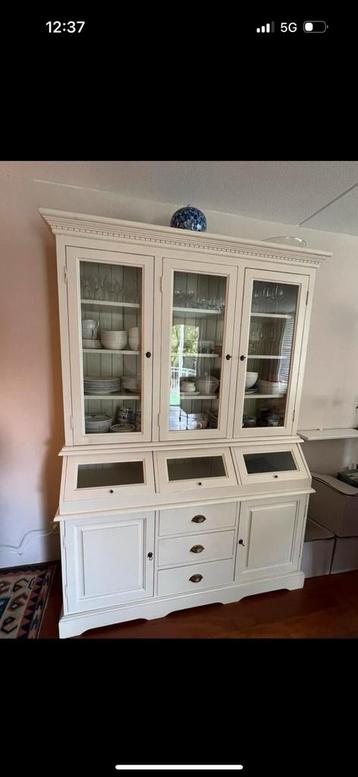 Grutterskast/kruidenierskast,apothekerskastwit met 3 kleppen beschikbaar voor biedingen