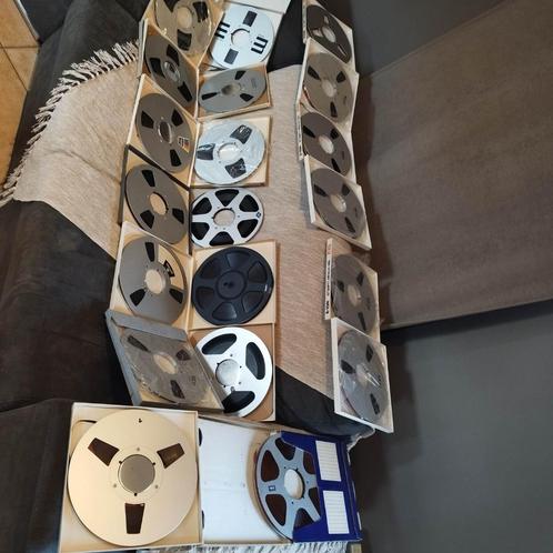 Metallic Reels 10" Akai Scotch Maxell Emi Agfa, Audio, Tv en Foto, Overige Audio, Tv en Foto, Gebruikt, Ophalen