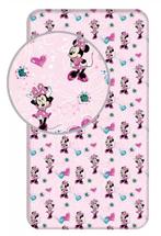 Minnie Mouse Hoeslaken 90x200 cm - Disney, Kinderen en Baby's, Kinderkamer | Beddengoed, Nieuw, Meisje, Ophalen of Verzenden, Roze
