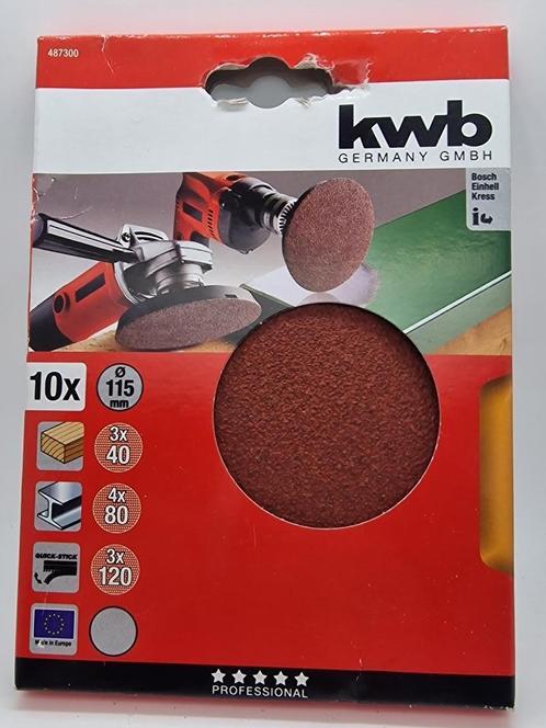 KWB Schuurschijf rond met klittenbandhechting, Hobby en Vrije tijd, Overige Hobby en Vrije tijd, Nieuw, Ophalen of Verzenden
