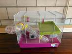 Hamsterkooi met toebehoren + hamsterbal, Dieren en Toebehoren, Ophalen, Kooi, 60 tot 90 cm, Minder dan 75 cm