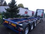 Container chassis van hool, Te koop, BTW verrekenbaar, Blauw, Particulier