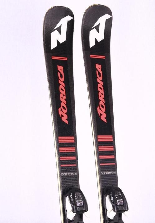 140 cm kinder ski's NORDICA DOBERMANN COMBI PRO S, black/red, Sport en Fitness, Skiën en Langlaufen, Gebruikt, Ski's, Ski, Nordica