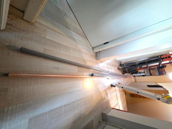 Nieuwe koperen leidingen zijn nooit geïnstalleerd, Doe-het-zelf en Bouw, Metalen, Nieuw, Koper of Messing, Ophalen