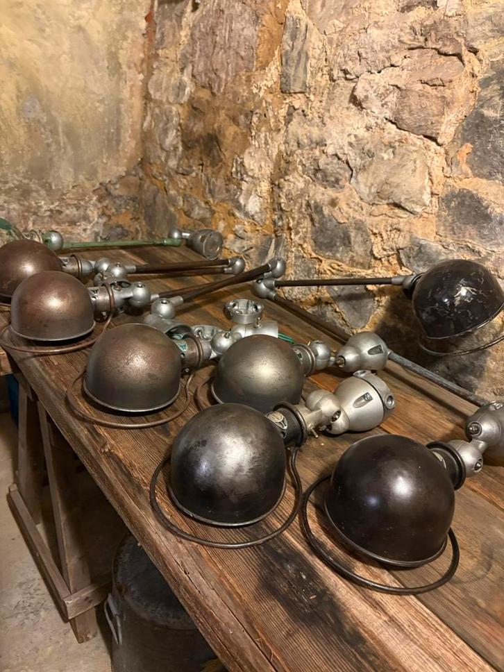 Jielde-lamp, Huis en Inrichting, Lampen | Wandlampen, Gebruikt, Metaal, Ophalen