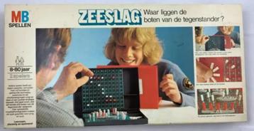 Zeeslag MB gezelschapsspel spel bordspel vintage compleet