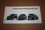 Jeep gamma brochure 2012, Enlèvement ou Envoi, Neuf