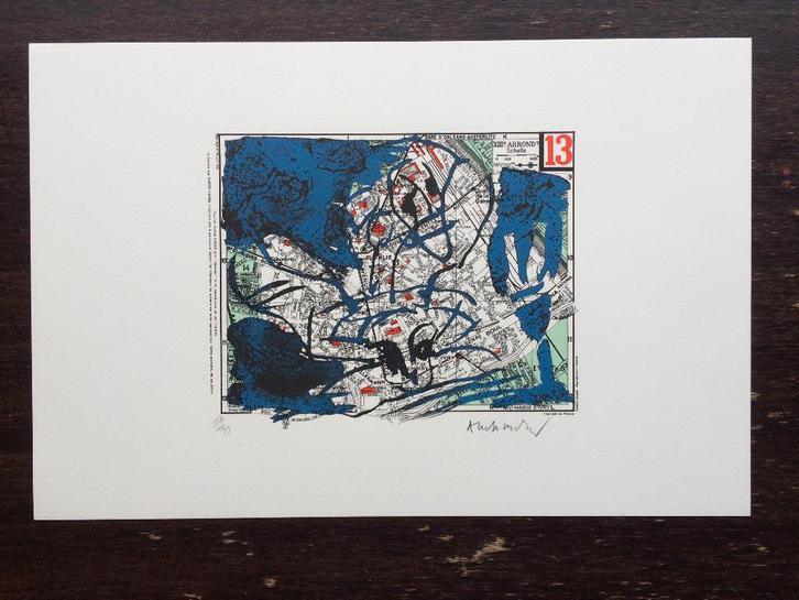 Alechinsky - 13ème arrondissement de Paris (87/99), Antiek en Kunst, Kunst | Litho's en Zeefdrukken, Ophalen