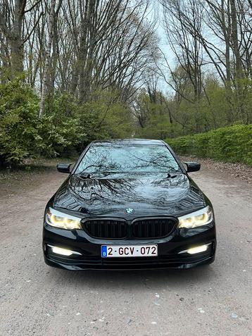 Bmw 520d, Autos, Cuir, Euro 6, Noir, Automatique