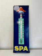 Thermomètre publicitaire en émail SPA '65, Utilisé, Enlèvement ou Envoi, Panneau publicitaire