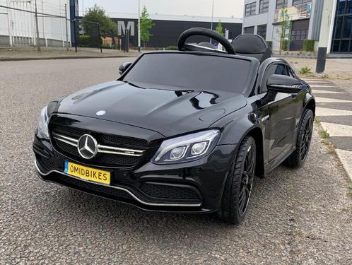 Kinder Accu Auto Mercedes C63s AMG 12v RC / Leder/ MP3, Kinderen en Baby's, Speelgoed | Buiten | Accuvoertuigen, Nieuw, Ophalen of Verzenden