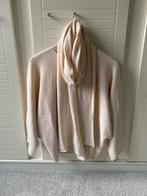 Ecru trui met bijpassende sjaal taille unique, Kosto, Ophalen of Verzenden, Zo goed als nieuw, Overige kleuren