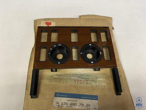 NOS zebranopaneel kachelbediening Mercedes-Benz W126 C126, Auto-onderdelen, Interieur en Bekleding, Mercedes-Benz, Nieuw, Ophalen of Verzenden