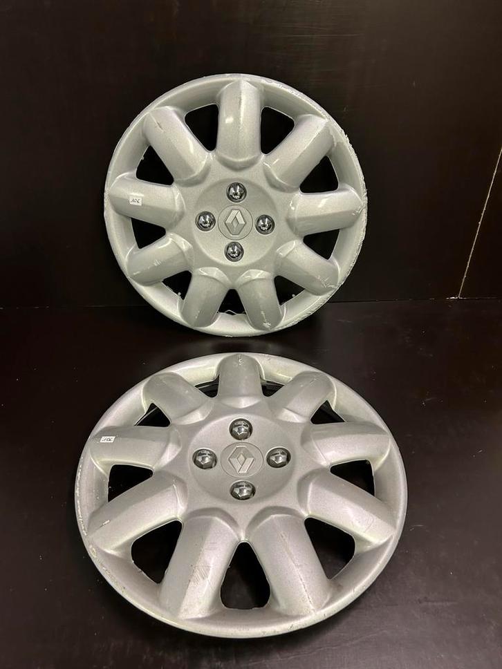 2 wieldoppen Renault Clio Kangoo Twingo 14", Auto diversen, Wieldoppen, Gebruikt, Ophalen of Verzenden