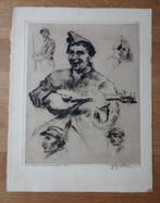ets: oorlog, W01 soldaten Henri Mortiaux 1890-1965, Ophalen of Verzenden