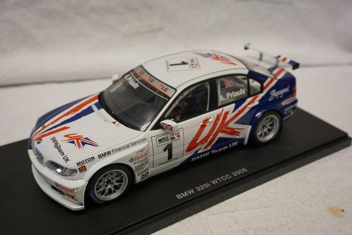 BMW 320i, Priaulx, UK Team, WTCC 2005 1:18 AutoArt, Hobby & Loisirs créatifs, Voitures miniatures | 1:18, Comme neuf, Voiture