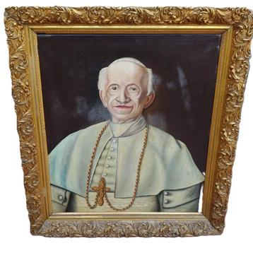 HABEMUS PAPAM LEO XIII oliedoek in MAGNA kader beschikbaar voor biedingen