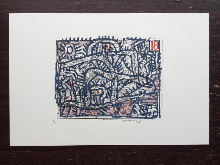 Alechinsky - 18ème arrondissement de Paris (90/99), Antiek en Kunst, Kunst | Litho's en Zeefdrukken, Ophalen