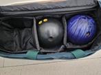 2x boules de bowling et sac de bowling pour 3, Sports & Fitness, Bowling, Boule, Enlèvement, Utilisé