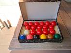 Snookerballen 2 volledige sets, Sport en Fitness, Biljarten en Poolen, Ophalen, Zo goed als nieuw, Keu of Ballen