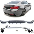 2 X Black Uitlaat Carbon Diffuser Bmw 4 serie F32 F33 F36 M, Verzenden