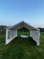 Verhuur van partytenten KLJ Oostmalle 4x8/5x8/5x10/8x8, Ophalen, Zo goed als nieuw