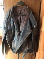 Blouson en cuir homme, Brun, Porté, Taille 52/54 (L)