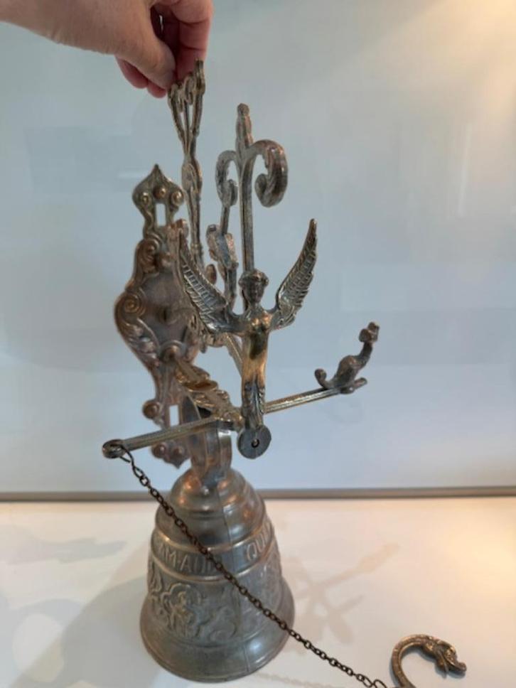 bronzen bel - klok, Antiek en Kunst, Antiek | Brons en Koper, Brons, Ophalen of Verzenden