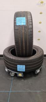 2 gebruikte Bridgestone zomerbanden 205/55 R16 91H, Ophalen, Gebruikt, 16 inch, 205 mm