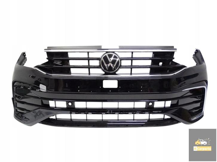 5NN807221B, VW Tiguan II Allspace R-Line lift 20-24 voorbump, Auto-onderdelen, Carrosserie, Bumper, Volkswagen, Gebruikt