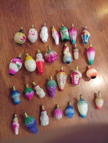 Anciennes ampoules de Noël en verre testées lot 3, Divers, Enlèvement