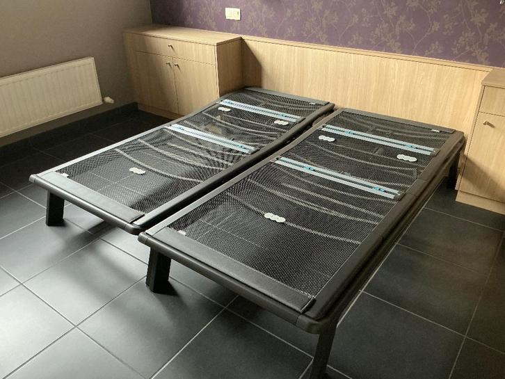 Bed Auping, Huis en Inrichting, Slaapkamer | Matrassen en Bedbodems, Gebruikt, Bedbodem, 90 cm, 200 cm, Tweepersoons, Ophalen