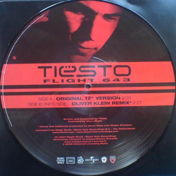 Tiësto – Flight 643, Cd's en Dvd's, Vinyl | Dance en House, Zo goed als nieuw, Ophalen of Verzenden