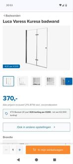 Nieuw badscherm badwand, Huis en Inrichting, Ophalen, Zo goed als nieuw