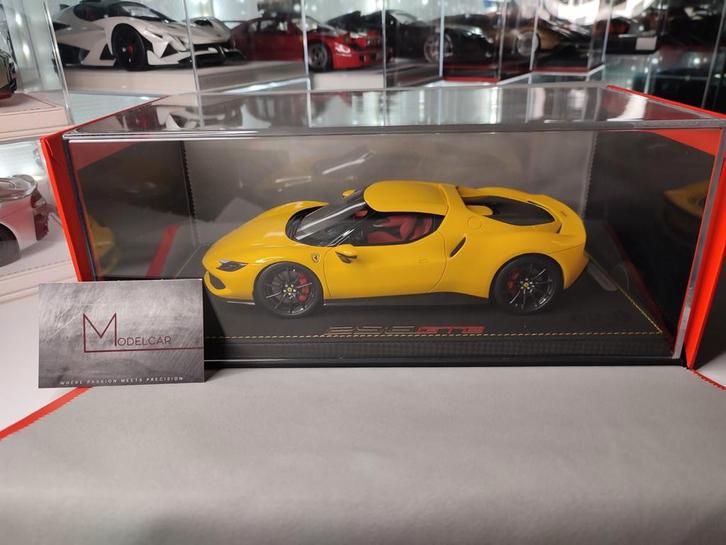 Ferrari 296 GTB 1/18 bbr, Hobby & Loisirs créatifs, Voitures miniatures | 1:18, Comme neuf, Voiture, Autres marques, Enlèvement ou Envoi