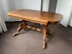 Mooie eiken salontafel met prachtig houtsnijwerk, Ophalen