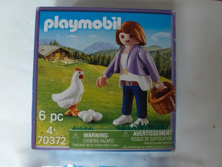 Playmobil vrouw met kip, ei Milka 70372, Kinderen en Baby's, Speelgoed | Playmobil, Nieuw, Complete set, Ophalen of Verzenden