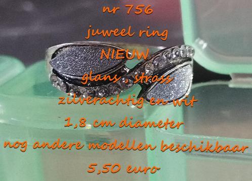 756. Juweel : ring , NIEUW , @LAATSTE STUK@ verzending inbeg, Handtassen en Accessoires, Ringen, Nieuw, Dame of Heer, 17 tot 18
