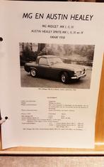 Austin healey mg midget technische fiche, Boeken, Auto's | Boeken, Ophalen of Verzenden, Zo goed als nieuw