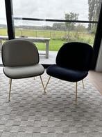 Gubi lounge stoel designer, Huis en Inrichting, Stoelen, Ophalen, Twee, Blauw, Zo goed als nieuw