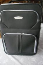 Spilbergen, mooie koffer-handbagage in stof., Handtassen en Accessoires, Koffers, Zacht kunststof, Minder dan 35 cm, Uitschuifbare handgreep