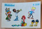 De helden uit Robbedoes decalco's 1967 De Sliert, Ophalen of Verzenden, Guust of Robbedoes, Zo goed als nieuw, Plaatje, Poster of Sticker