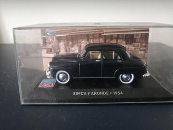 Ixo Altaya 655Y Simca 9 Aronde 1954 1/43 in doosje  beschikbaar voor biedingen